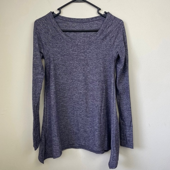 Lululemon Rehearsal Long Sleeve Heathered Black Swan - Picture 7 of 10